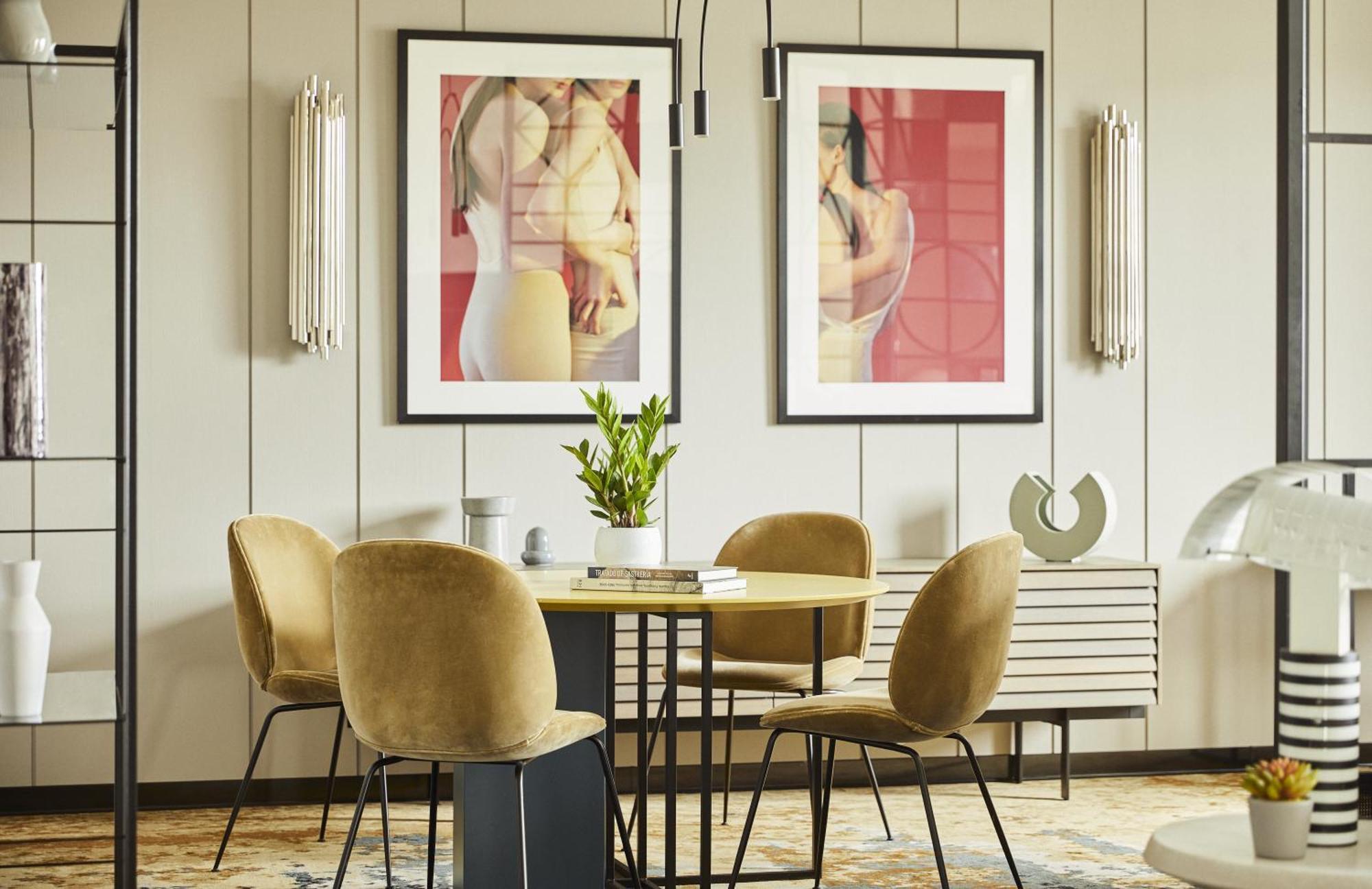Grand Hyatt Barcelona Ξενοδοχείο Εξωτερικό φωτογραφία Gubi dining chairs