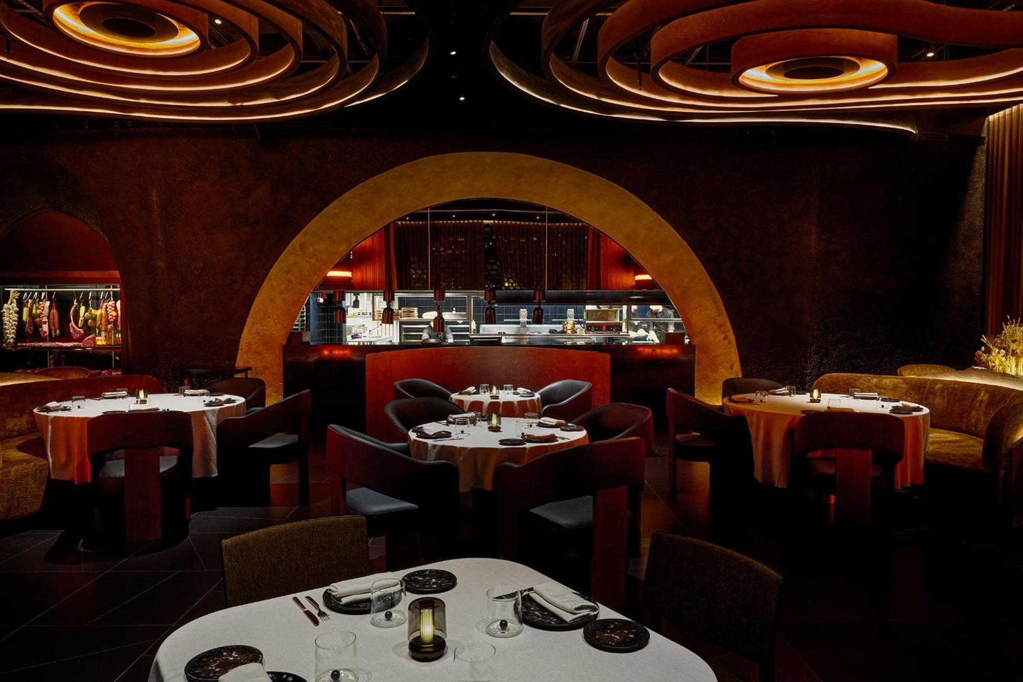 Grand Hyatt Barcelona Ξενοδοχείο Εξωτερικό φωτογραφία Interior of the restaurant